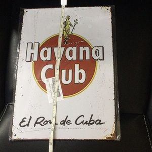NIB Havana Club Metal Sign